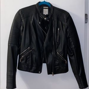Pleather Zara Moto jacket size large